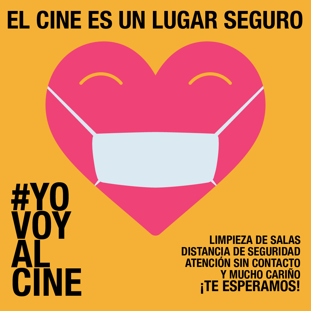#68SSIFF | El Festival de San Sebastián se une a la campaña ‘El cine es un lugar seguro’ de <a href="/CineICAA/">ICAA</a>, que se suma a la iniciativa #YoVoyAlCine impulsada por @fedicine y exhibidores cinematográficos.