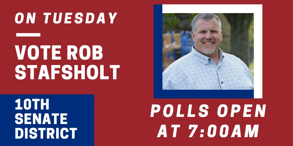 RobStafsholt10's tweet photo. I’m planning to vote first thing in the morning tomorrow at the Town Hall in Erin Prairie. Be sure to have a plan to cast your vote tomorrow! https://t.co/R4gCKRoemN