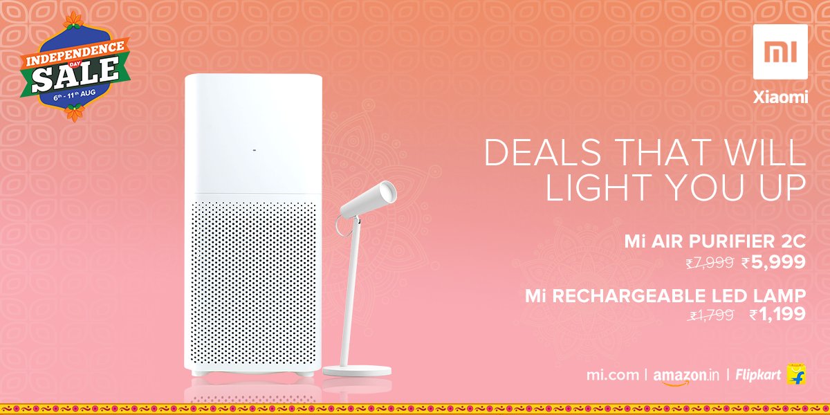 mi rechargeable led light