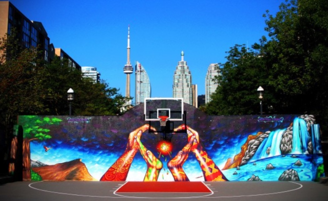 Toronto's tweet photo. Good Morning #Toronto! 💙 It's Monday, August 10, 2020. Looks like a Mainly Sunny ☀️🌤️ Day with a Humid High of 32°C. 

Basketball Season Starts Today! 🏀 https://t.co/sp5jnafjZk