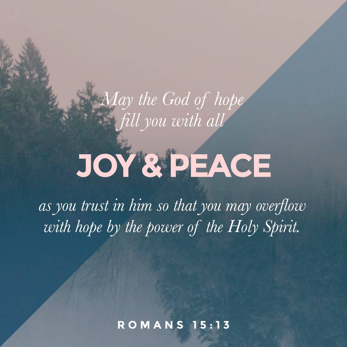 I pray that God, the source of hope, will fill you completely with joy and peace because you trust in him. Then you will overflow with confident hope through the power of the Holy Spirit.
#Romans15v13
.
.
.
#Wordfortheweek #youversion #BeFreeChurch #BeFreeBarrington