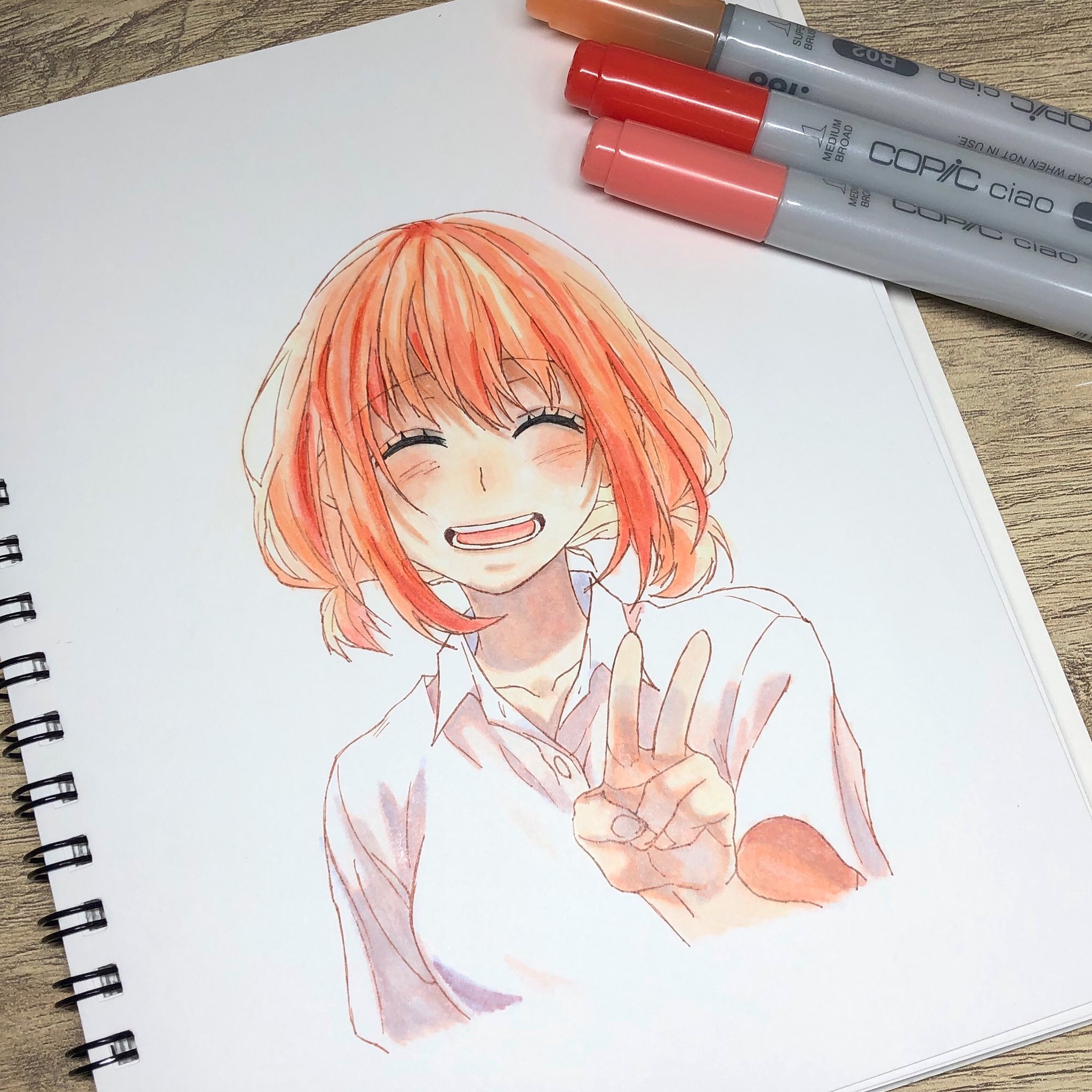 Twitter 上的 もえ 瀬戸口雛ちゃん描いてみました これでもコピックとohuhu使うの2回目だから大目に見てやってください Honeyworks 瀬戸口雛 イラスト 模写 コピック Ohuhu 描いてみた T Co Vo5qnfwqnc Twitter