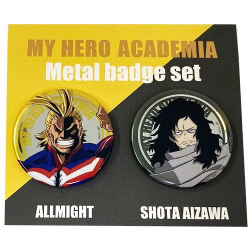 ヒロアカ 相澤 メタル缶バッジ