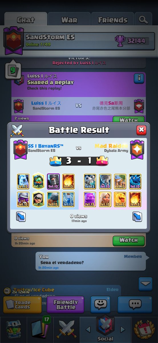 GG <a href="/MadRaiderCR/">Nicolás Studer</a> sorry por jugarte así pero cuando ví tus primeras cartas luego ví que era Patricio y vs esos match así debo jugar...