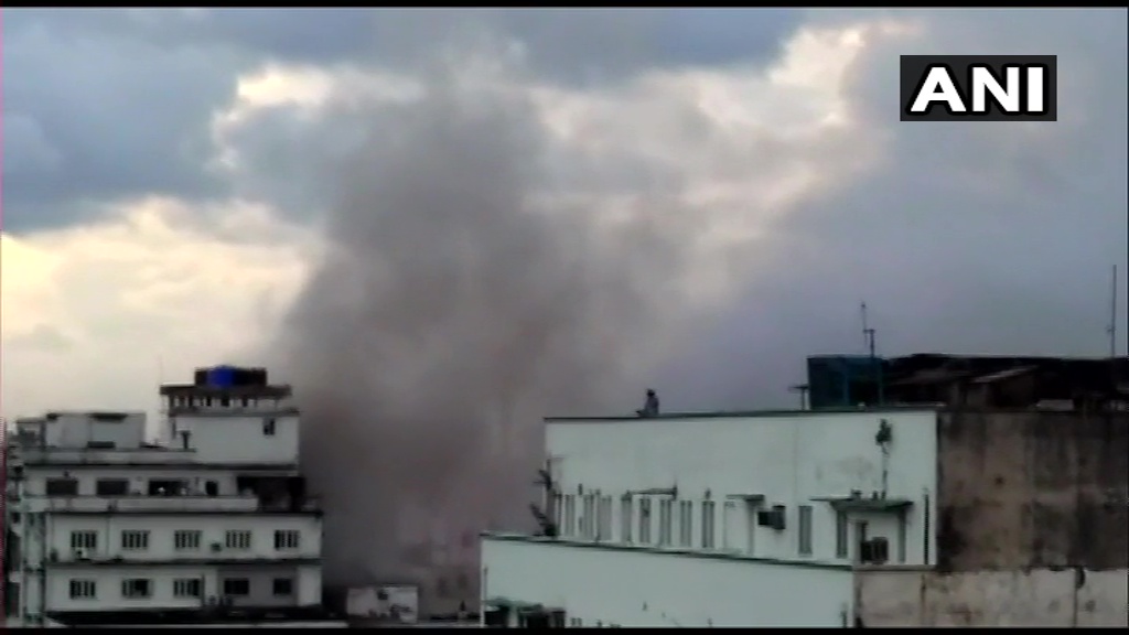 Kolkata: Fire breaks out at a building on Pollock Street; six fire tenders rushed to the spot. More details awaited.
