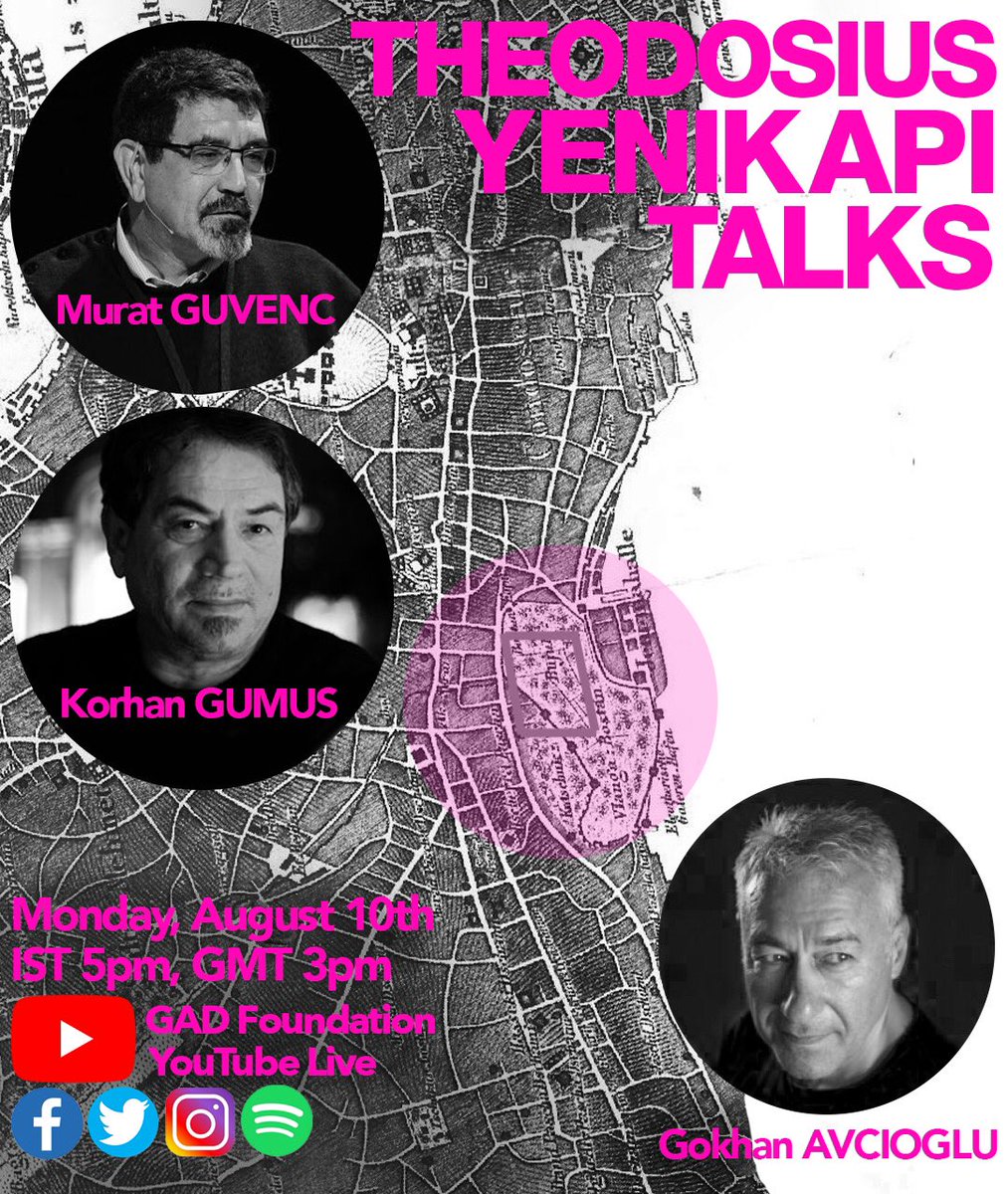 GADarchitecture's tweet photo. Gokhan Avcioglu’s online discussion with Murat Guvenc and Korhan Gumus will be live on @GADfoundation’s youtube channel at 5pm #muratguvenc #korhangumus @GaAvcioglu 
#gadarchitecture #gadfoundation #gokhanavcioglu https://t.co/fJhDa8VMUw