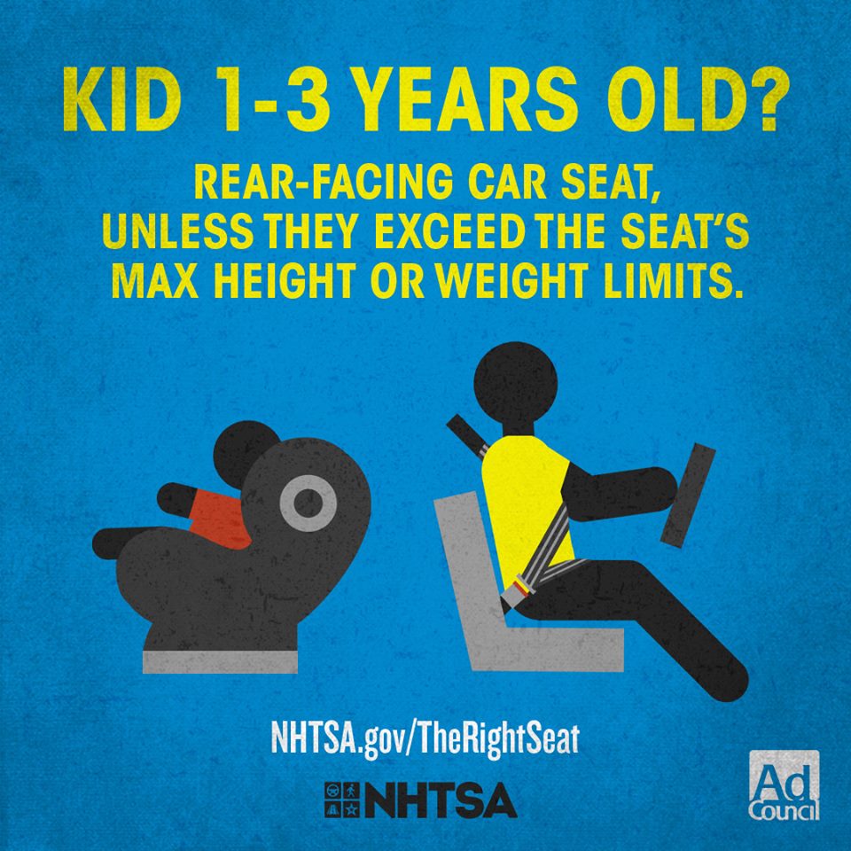 max height for rear facing