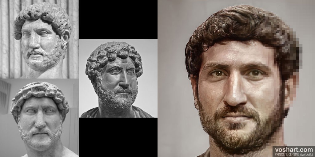 cesarfuri's tweet photo. Reconstrucción del emperador Adriano (117 d. C. - 138 d. C.) obra de @dvoshart https://t.co/ktErKniCLP
