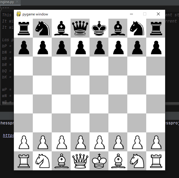 didacg's tweet photo. Around 1 month ago I started to learn programing in python to create a shogi program. While learning the basics  I am following a tutorial about how to create a chess soft. It recognize legal moves and checkmates. Now I will try to modify it to make the shogi soft. https://t.co/MGlCu0PEWy