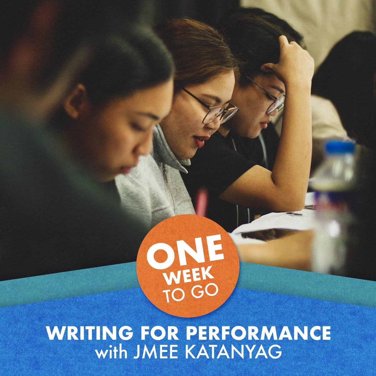 petatheater's tweet photo. Having a hard time putting your thoughts into words? Want to clearly express yourself in writing? Join the #LetsGetCreativePLUS Intro to Writing for Performance this August 17!

LIMITED SLOTS LEFT! Register now via https://t.co/t3Sxl8BZyK or call 0926-406-6858 #Workshop #Writing https://t.co/HX45otJPEh