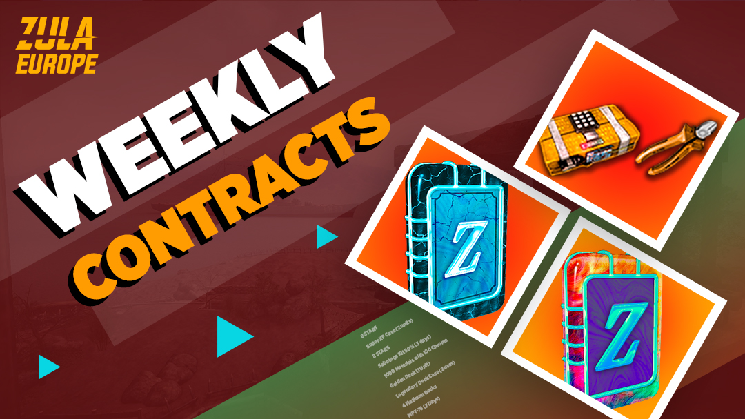 This weeks contracts are all about Decks Decks &amp; Decks! Who doesnt like Platinum or Legendary even Golden!! Go check them contracts! ow.ly/YS3230r3bYY #ZulaEurope