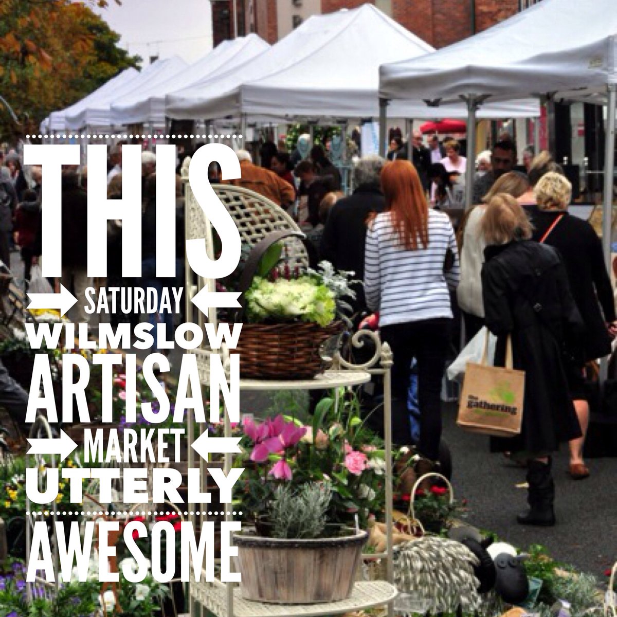 THIS SATURDAY #Wilmslow Artisan Market returns with a fabulous eclectic mix of the very finest artisans. Hope you can join us. 10-4 Alderley Road (right round to Costa!) #CovidSecure