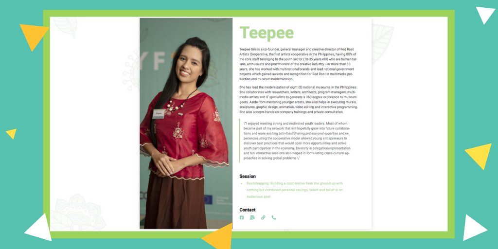 icacoop's tweet photo. Learn about #bootstrapping or how to start up a #coop with nothing but combined personal savings, talent and belief in an audacious goal, led by the cultural entrepreneur and #GYF20 trainer Teepee!

▶️ https://t.co/5dBQrbkweh

#coops4dev🌍 #IYD2020 https://t.co/QGVBruqhY7