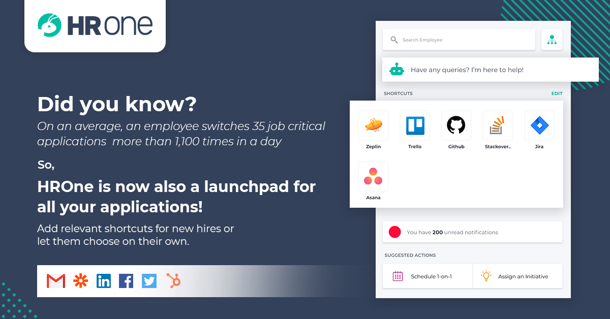 hronecloud's tweet photo. It’s easier to access any application you may need, L&D, social or work, we have got you covered! Introducing shortcuts feature in HROne.
Click here to know more - https://t.co/Q7uAI9XjLg
#HROne #HROneInbox
#HRTech #MobileFirst #workforce #AppShortcut #HRAutomation #HRMSSolution https://t.co/0aFdtgTpea