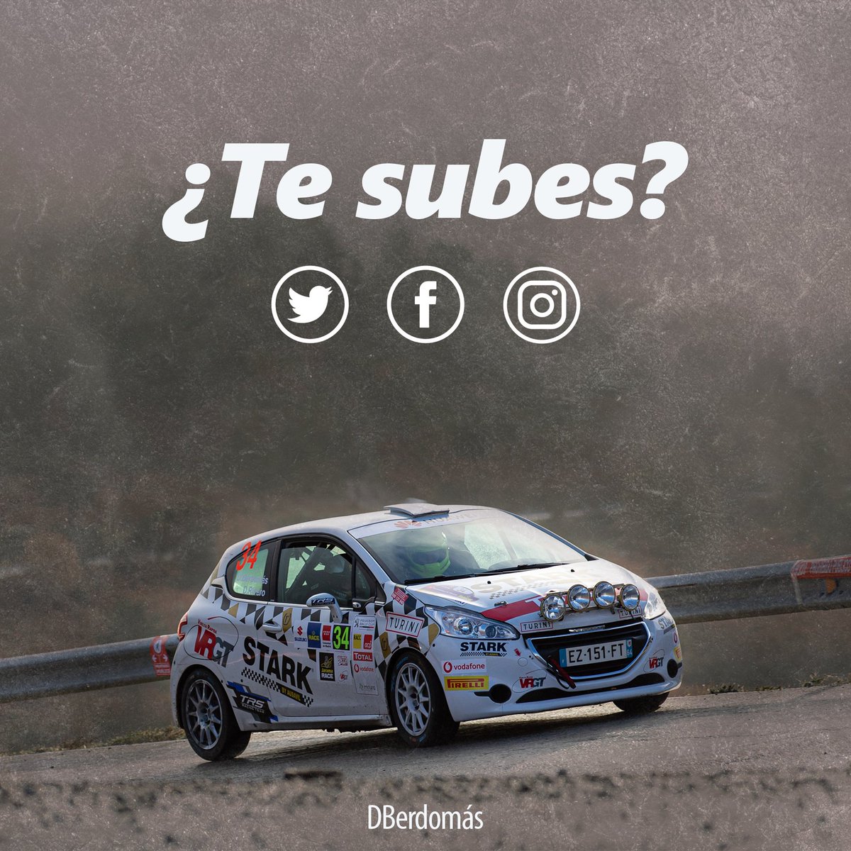 dberdomasrally's tweet photo. A la espera de reiniciar nuestra temporada deportiva y con muchas novedades que contar. La primera, es que estrenamos cuenta de twitter, ¿Te subes con nosotros? 😜 https://t.co/EXQFdW0L4D