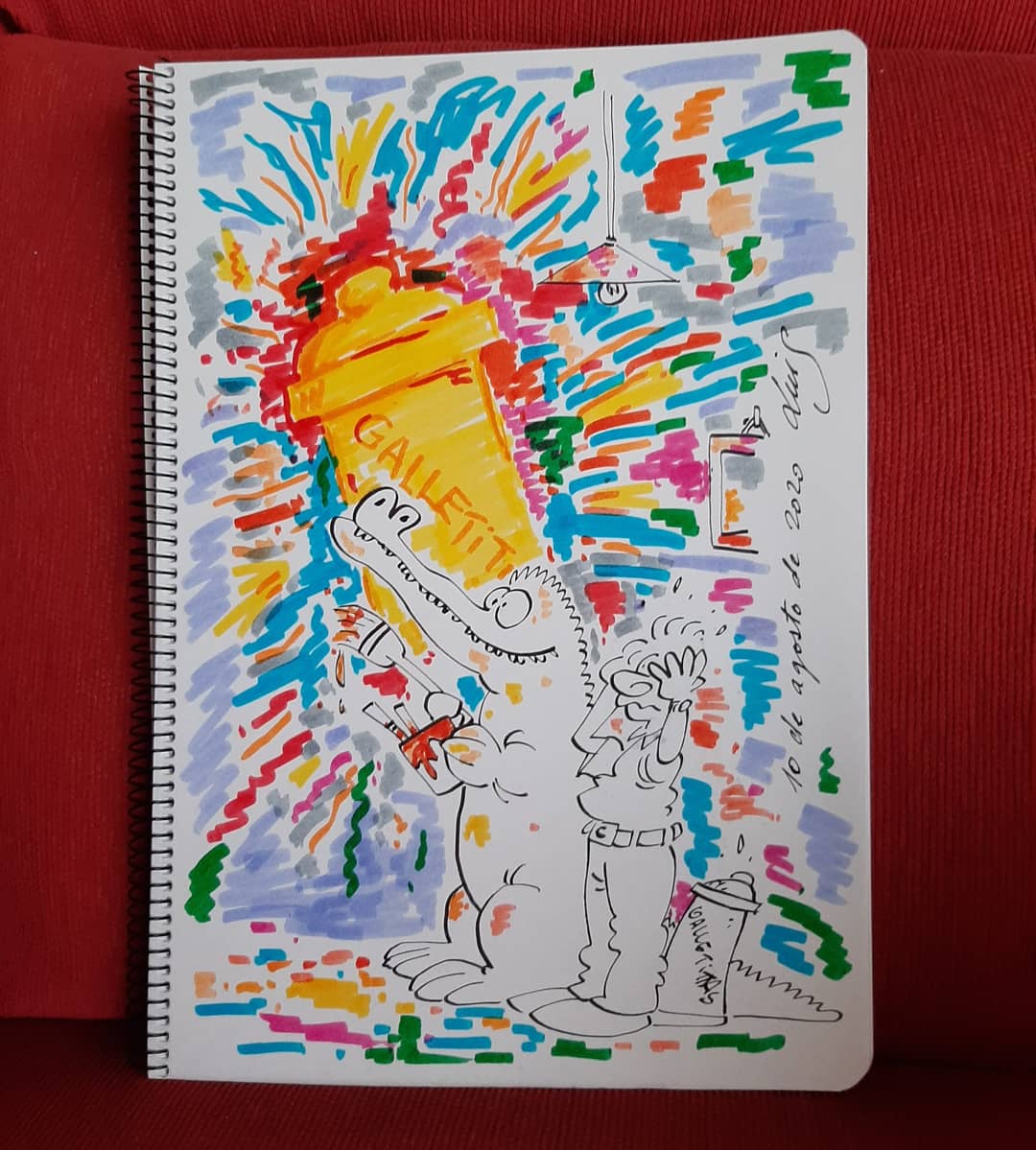 CuadernodeLuis's tweet photo. #PisuergasCrocodileFresco #LaMadreQueLoParió #EnElComedor #GalletismoEsArte #EstoQuiénLoLimpia #DosVersiones https://t.co/DOFmMGV2ZZ