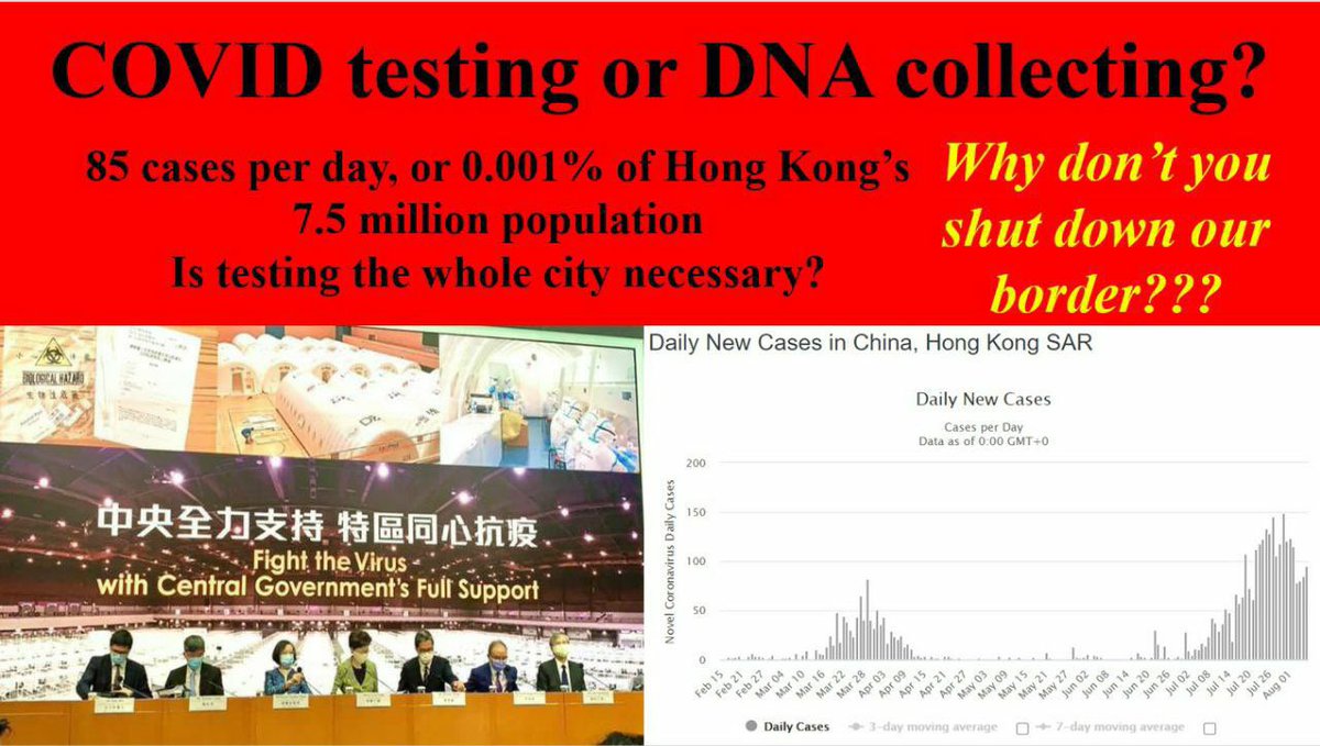 HelpSoshk's tweet photo. The three facilities include #BGI Group, #KingMed and #Hybribio.
BGI Group was recently sanctioned by the US government for facilitating mandatory gene testing in Xinjiang, while the other two are closely related to the Chinese Communist Party (#CCP) government. https://t.co/HnJPOtCXrt