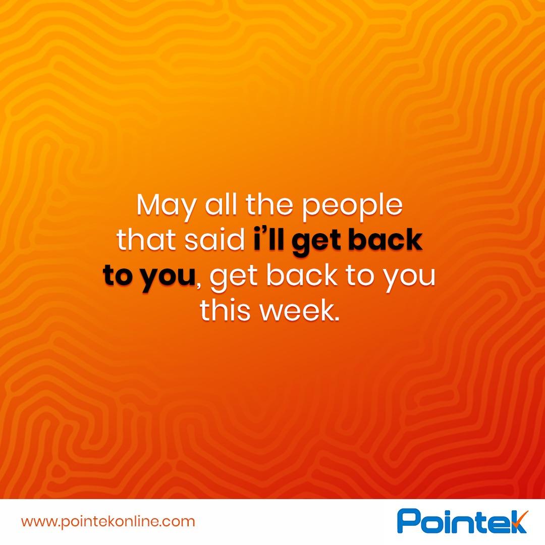 pointekonline's tweet photo. You work so hard and deserve that credit alert this week. Let's win more... Happy New Week
#HappyNewWeek #LetsWinMore #ShopPointek #BeGreat #BestDeals https://t.co/2c3NzBfyV6