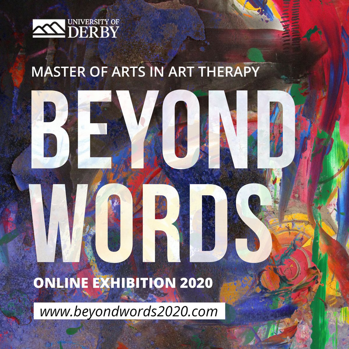 This Friday our second year Art Therapy Trainees launch their online exhibition, disseminating their arts based research.
 
Join us!

Visit beyondwords2020.com to register for the opening event. 

#ArtTherapy #Beyondwords #ArtTherapyDerby #Onlineexhibition <a href="/baat_org/">British Association of Art Therapists (BAAT)</a>