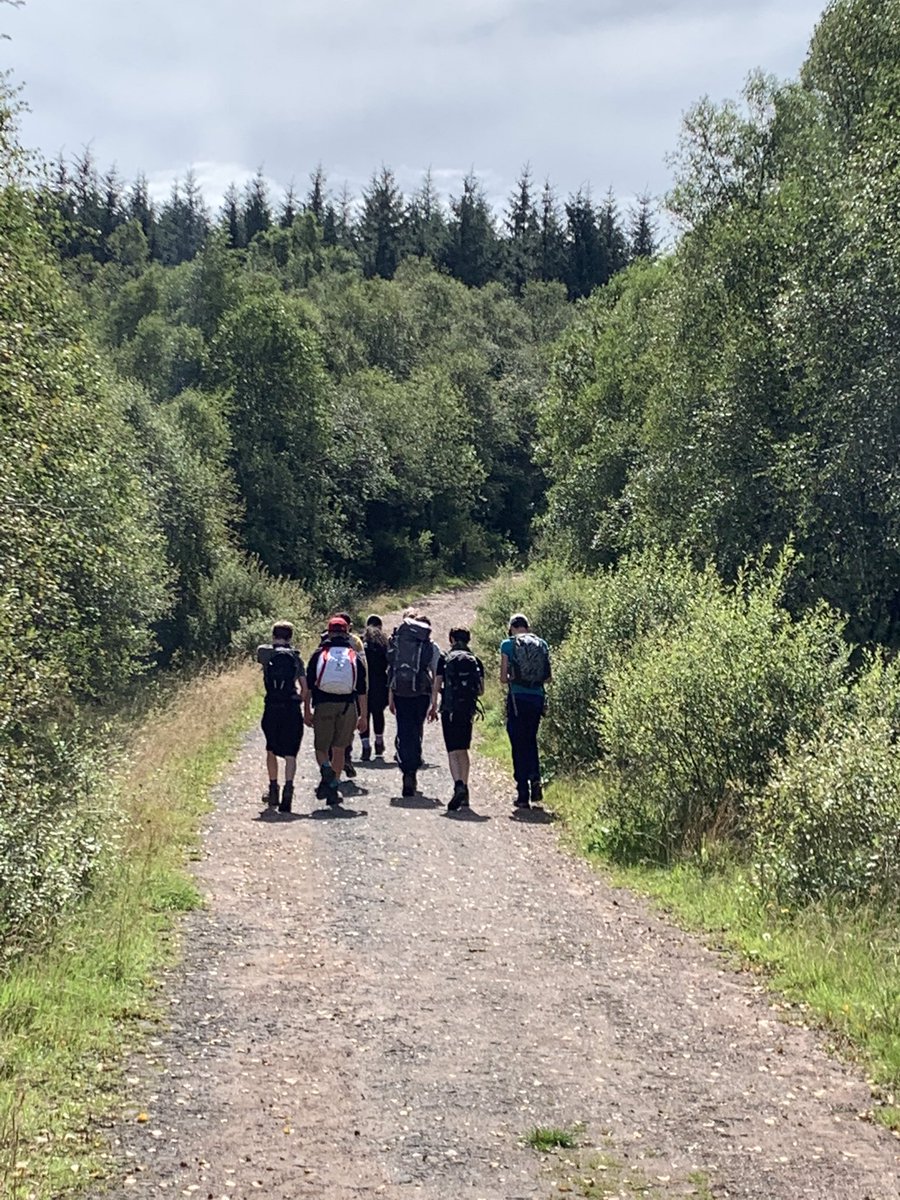 Bronze D of E assessment for Lomond School! Glorious views and weather! Well done team! #Lomondschool#IamDofE#Goventure#challenge#determination