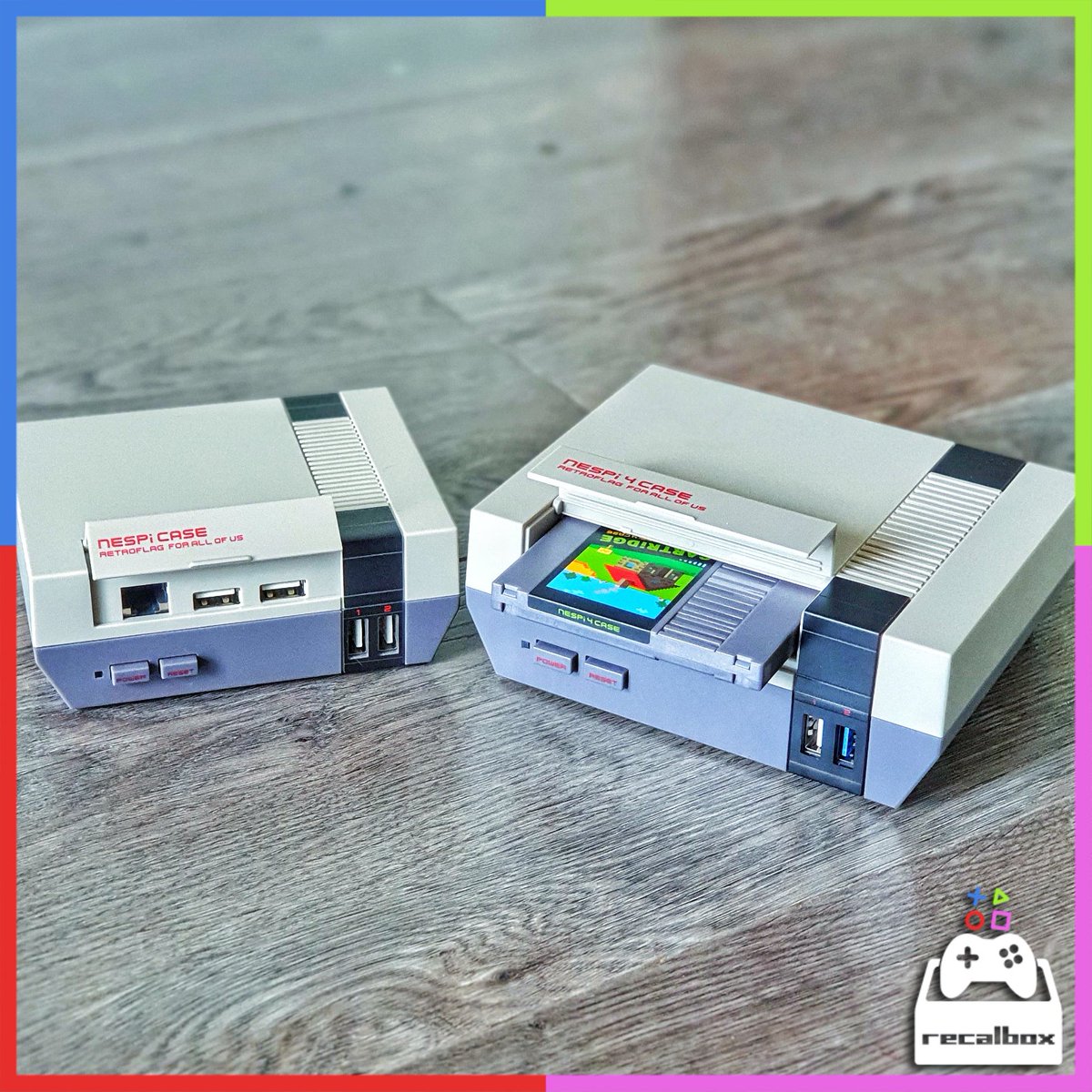 recalbox's tweet photo. Avantage de cet embonpoint ?
Le #NesPi4Case peut désormais inclure une véritable cartouche fonctionnelle, dissimulant... un disque dur SATA ! (HDD ou SSD) !
TEST &amp; UNBOXING COMPLET ici : ⤵️⤵️⤵️
https://t.co/keCJk15jTS https://t.co/2xLN4pK7D1