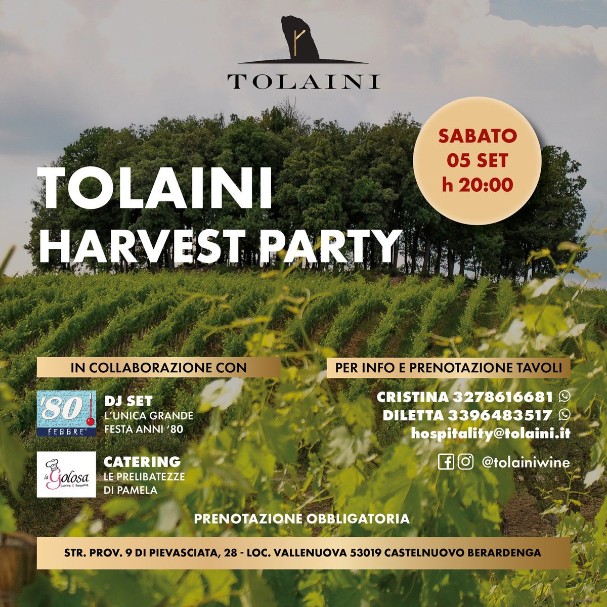 Tolaini Harvest Party! instagram.com/p/CDi1zPvpUd0/…