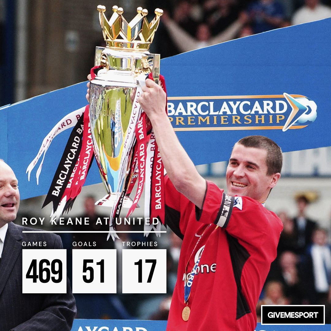 The best captain in Premier League history Happy birthday Manchester United legend, Roy Keane  