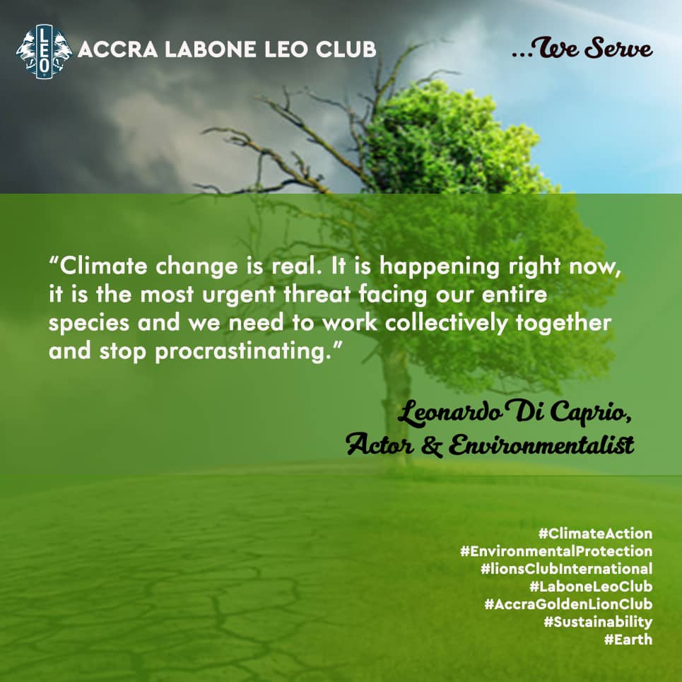 accralaboneleos's tweet photo. Climate Change is Real
#ClimateAction
#EnvionmentalProtection
#LionsClub #LaboneLeoClub
#AccraGoldenLionsClub
#Sustainability #Earth https://t.co/tYITJwQSut