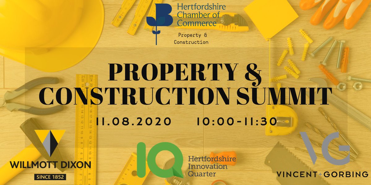 HertsChamber's tweet photo. Looking forward to our first #SectorSpecific #Summit TOMORROW focussed on #PropertyandConstruction with @WillmottDixon @VincentGorbing @JarvisGroup @HertsBuildCtrl @WelHatCouncil @EasybuildUKCON @HertsIQ @redmondgroupltd @StevenageBC & @Plowman_Craven
https://t.co/fzPpk2aLFd https://t.co/Z2vsNZg9fm