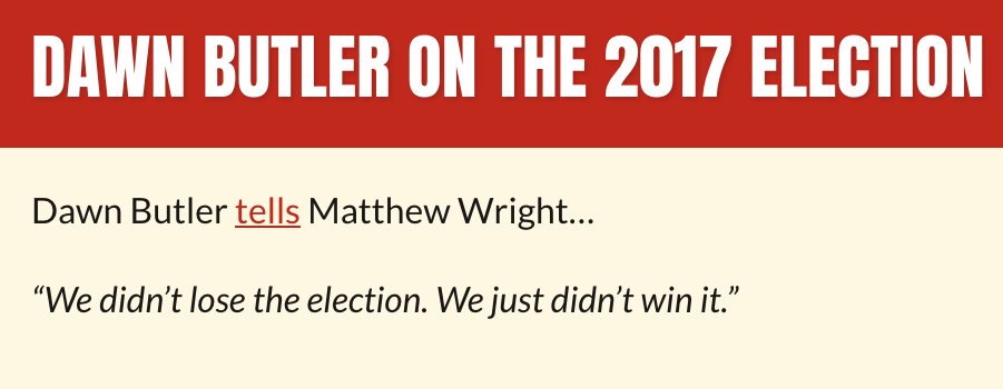 Let's not forget this beauty from Dawn Butler in 2017 😂 #sackdawnbutler