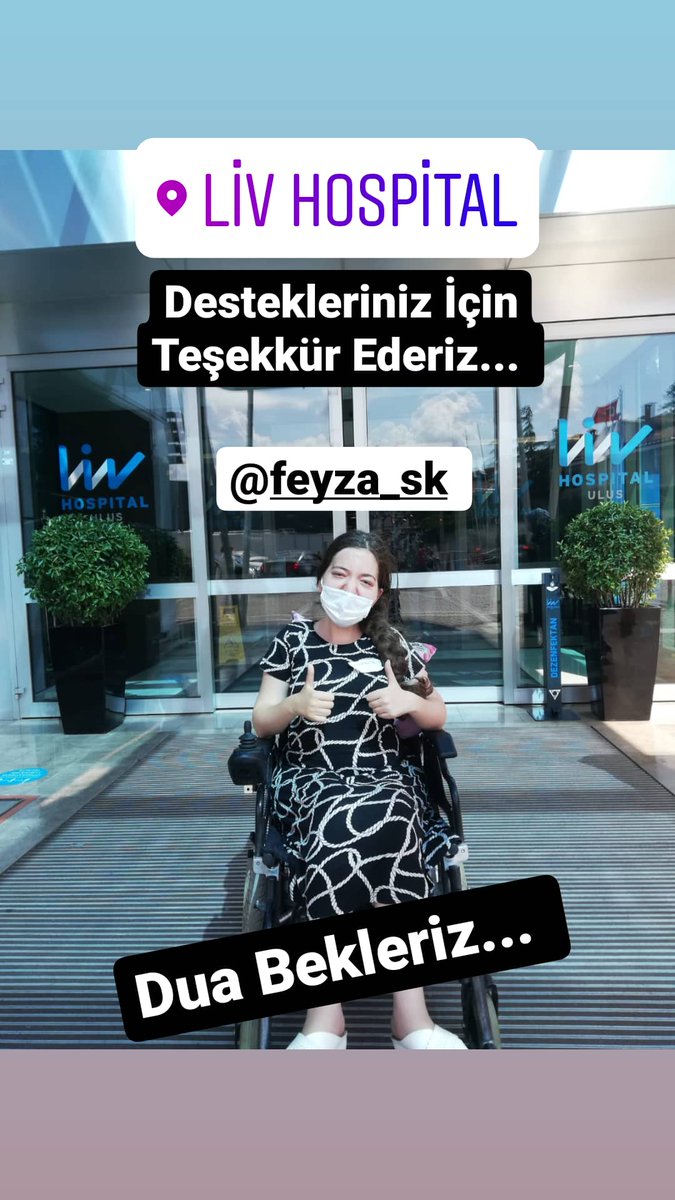 #FeyzayaUmutOl ve #FeyzaİçinElele diyen elleriniz dert görmesin... Destek için teşekkür ederiz.
Dua Bekleriz...
<a href="/Feyza_sk/">Feyza Şık</a> <a href="/AYDINSIK/">Aydın ŞIK</a> <a href="/FeyzayaOl/">FeyzayaUmutOl</a>