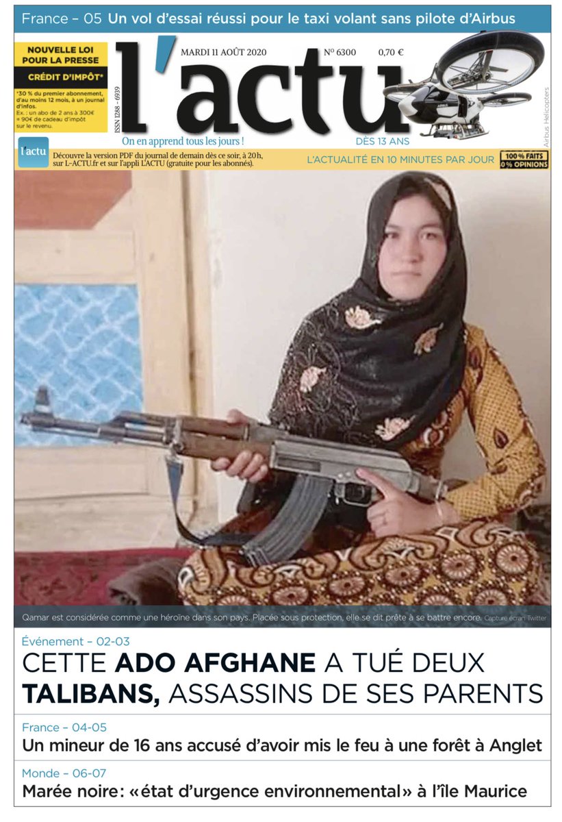 Le Petit Quotidien, Mon Quotidien, L'ACTU tweet media