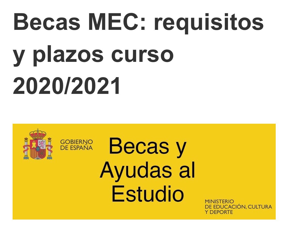 ieso_1's tweet photo. El Ministerio de Educación y Formación Profesional, ha publicado la convocatorias de becas para ALUMNOS CON NECESIDAD ESPECÍFICA DE APOYO EDUCATIVO.

Plazo: del 9 de agosto al 30 de septiembre. 
Más información en:
https://t.co/A6k6weSaNa https://t.co/HagDbDLO4C