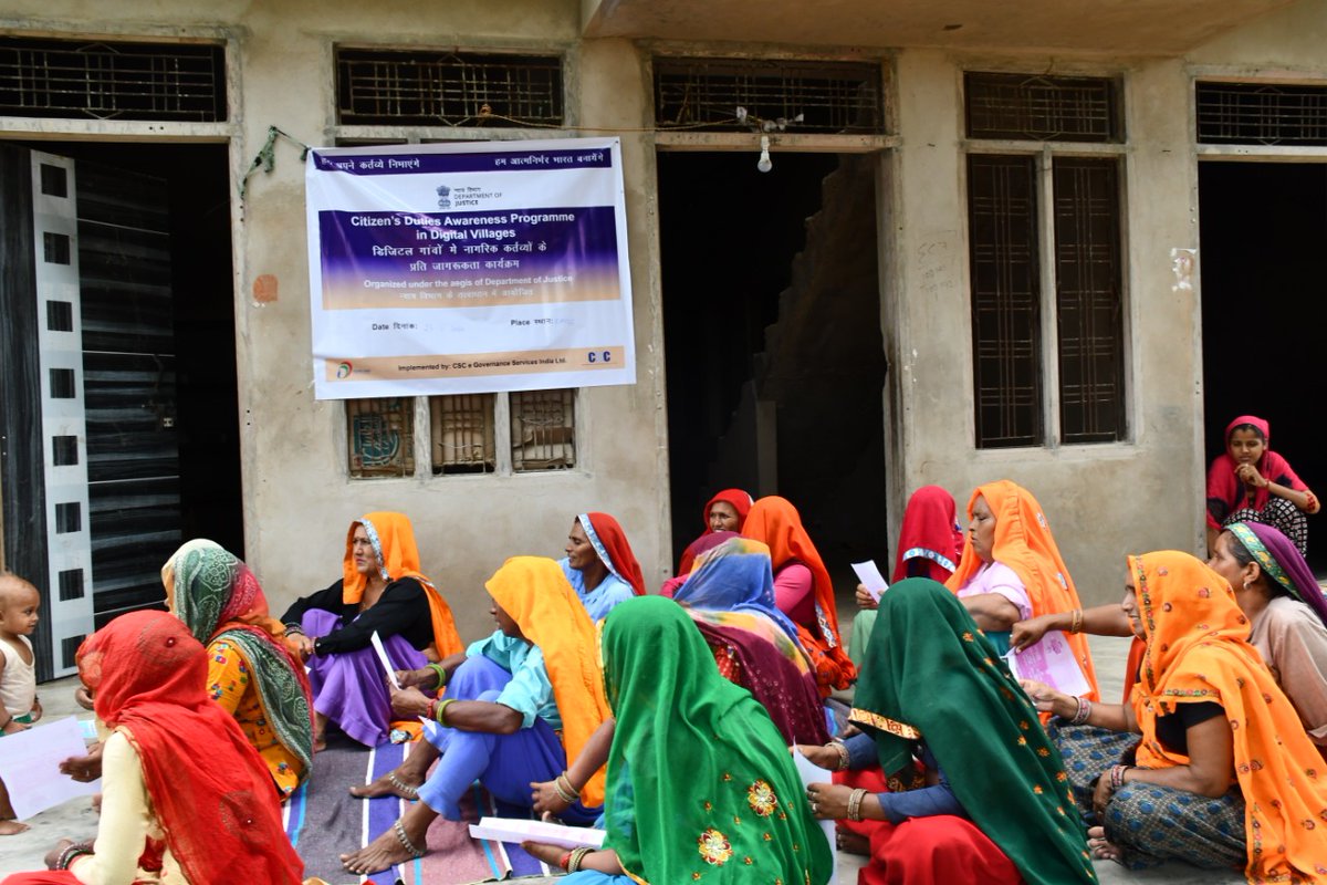 Varun00666's tweet image. Citizen Duty Awareness Program (CDAP) organised at Alwar district (Raj)#cscegov #cscrajasthan