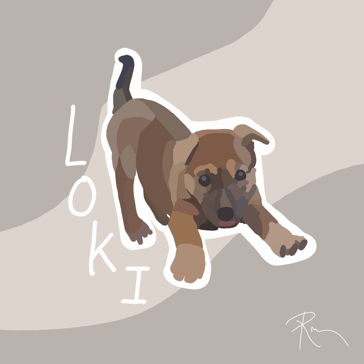 letteRIEng's tweet image. ❤ She is a rescued dog🥰
