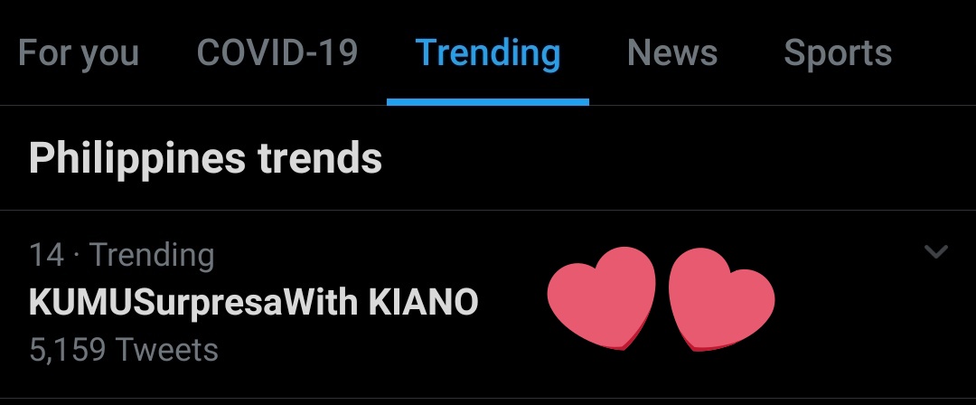 RheanSPGKN's tweet photo. Trending nadin loves:)

@_kiatakahashi @iamginoroqueiv 
KUMUSurpresaWith KIANO https://t.co/LzL2GOiBCf