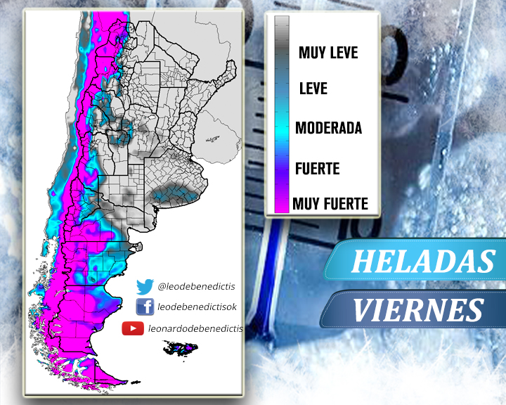 leodebenedictis's tweet photo. Riesgo de heladas fuertes a muy fuertes en los próximos días https://t.co/h2yqHYdi0B