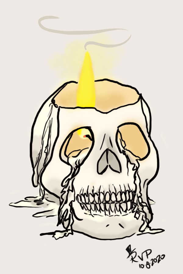 bekerah87's tweet photo. Still catching up on #AuGHOST2020. Day 2 is Wax🕯️
#AuGHOST #digitalart #artwork #dailysketch https://t.co/2OseiiPO8z