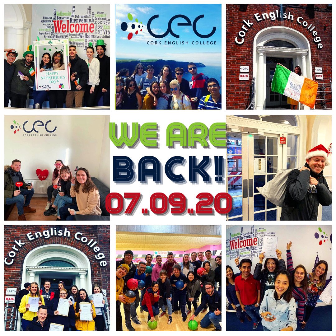 CorkEnglishColl's tweet image. It’s the news you have all been waiting for! 🙌🏻⠀
⠀
CEC is reopening for face-to-face classes, Monday September 7th 🗓⠀

See you in CEC 💙

#CorkEnglishCollege