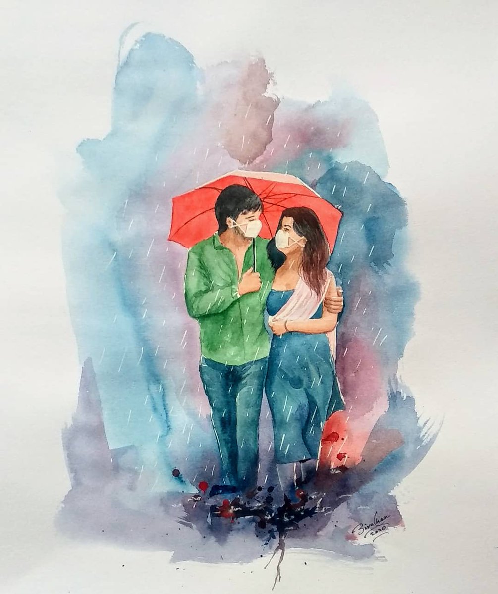 girish_2064's tweet image. Timi ra Ma

#watercolor #illustration #bausabart
- बिरोचन मल्लको मनमोहक चित्रकारिता !!!