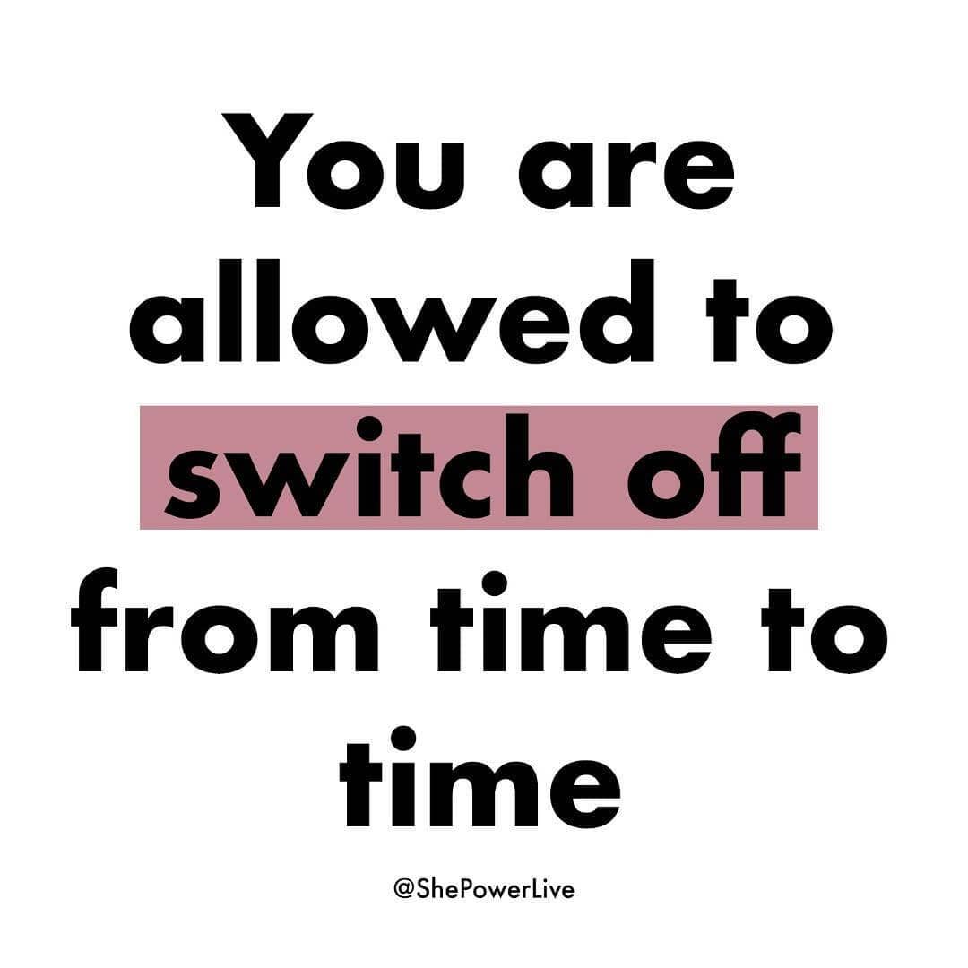 ShePowerLive's tweet image. Take a break. Put your phone on silent. Relax. Go for a walk. Do a puzzle. You are allowed to take a step back, refocus, then come back when you have more clarity.