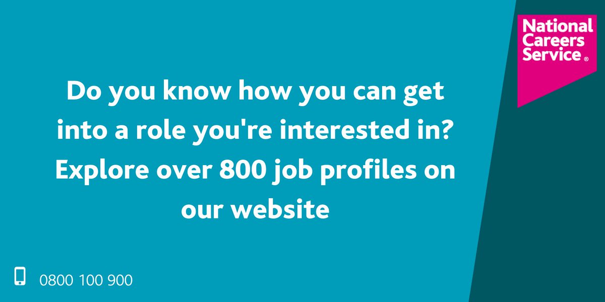 Are you unsure of the qualifications required to go into a role you like? On our website, you’ll be able to explore over800 job profiles to find the information you need! Click here to go to our Explore Careers section nationalcareers.service.gov.uk/explore-careers #JobSearch #Careers