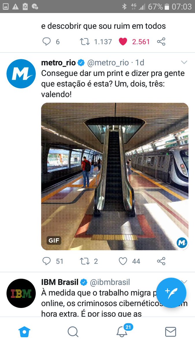 biadsales's tweet photo. @metro_rio Estação Cidade Nova. https://t.co/sA9Os5kdrQ