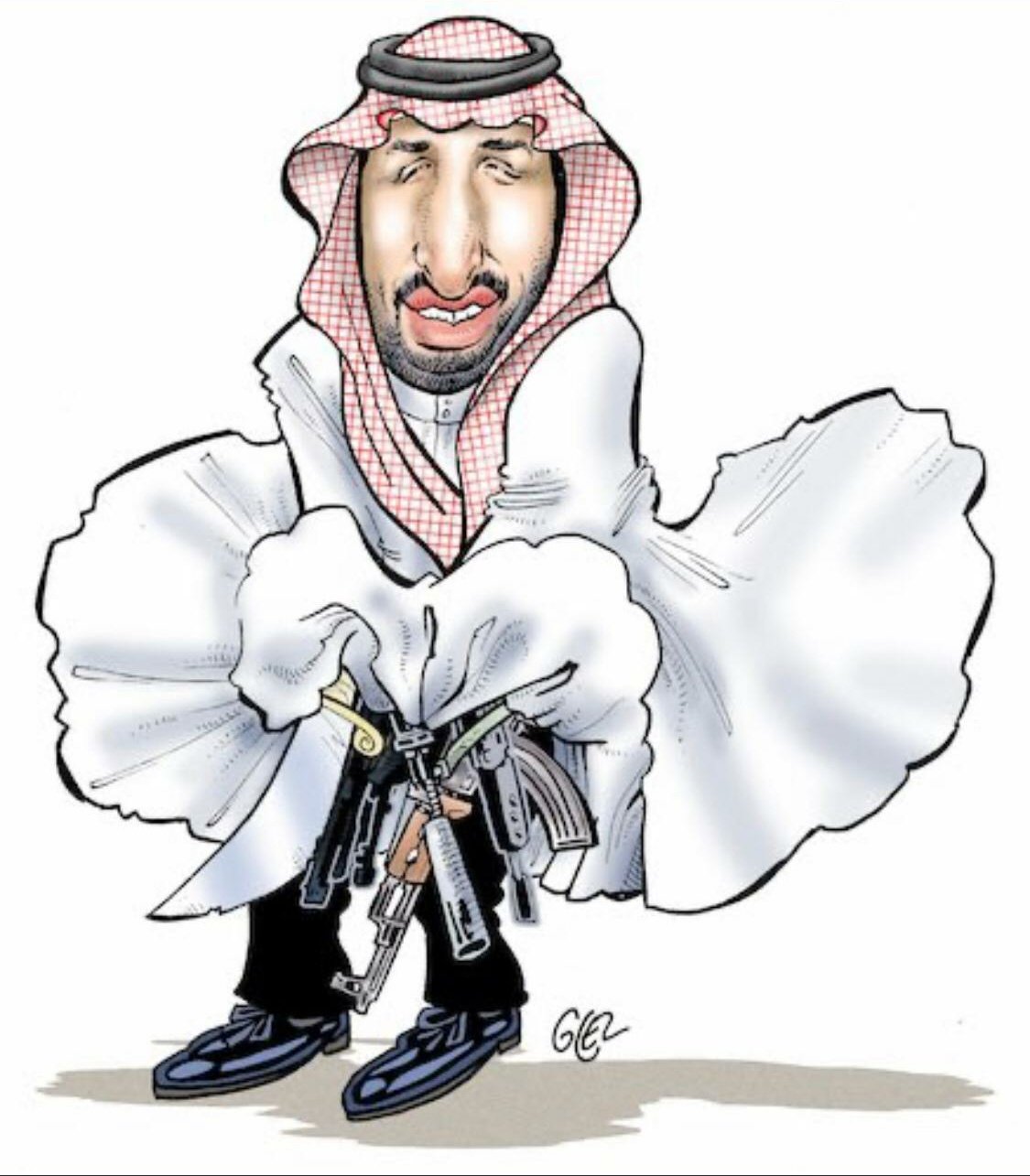 Мухаммад Бин Салман карикатура