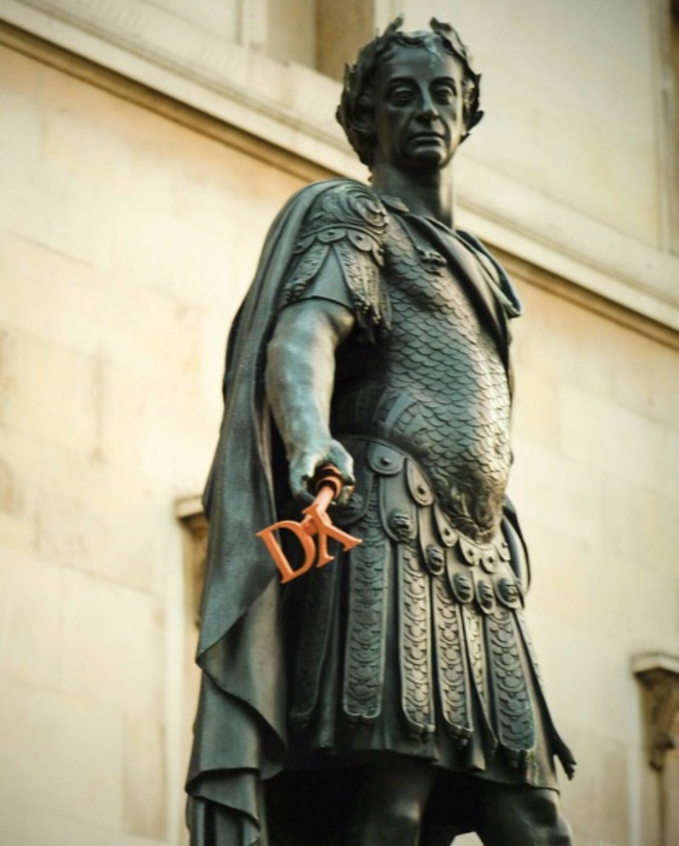 finnertymike's tweet photo. A reminder of the Royal History not often taught - at least not in any of my school history courses. This morning, an anonymous artist inserts branding irons in the hands of James II, Trafalgar Square (outside Canada House) and Charles II, Soho Square, London #BLM #RoyalSlavery https://t.co/yb2YZB47Le