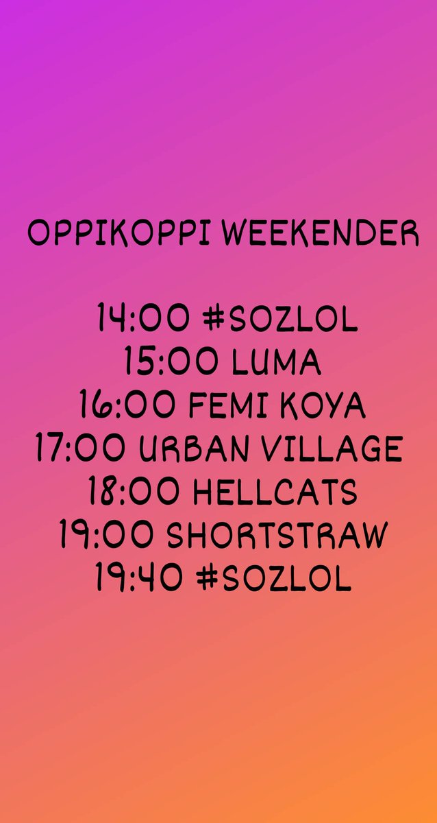 <a href="/UrbanVillageFam/">Urban Village Music</a> plays <a href="/oppikoppi/">Oppikoppi Festival</a> Weekender today at 17h00 alongside other rad acts, @femikoyamusic <a href="/shortstrawband/">shortstraw</a> <a href="/Hellcatsband1/">Hellcats</a> Sozlol &amp; Luma! Join the jol from 2pm! tickets.computicket.com/event/OppiKopp…
#OppiKoppiWeekender #UrbanVillage #Oppikoppi