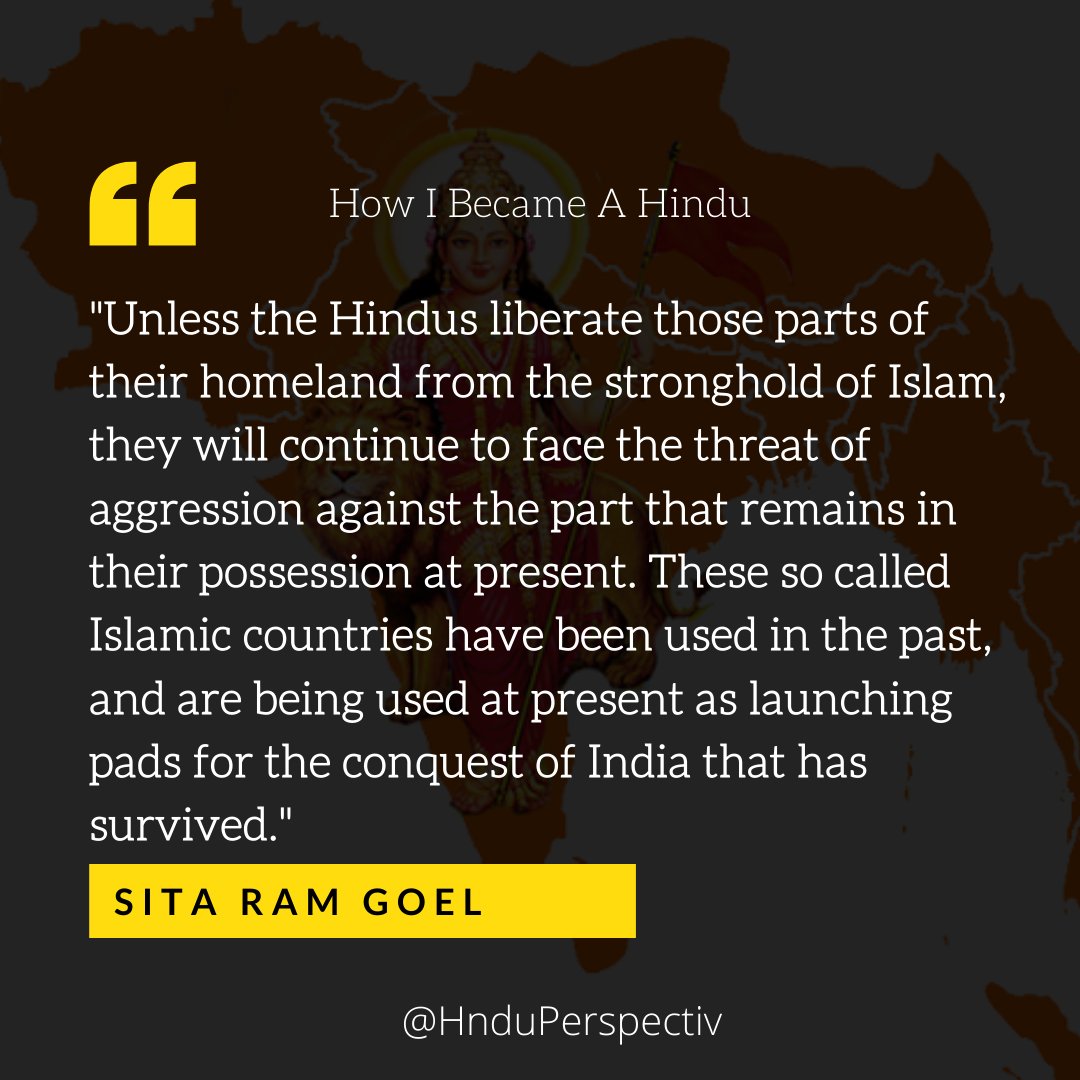 Hinduperspectiv's tweet photo. #HowIBecameAHindu #SitaRamGoel #HinduPerspective https://t.co/ceGcj5h1PG