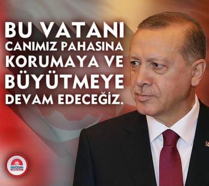 Bu vatanı canımız pahasına korumaya ve büyütmeye devam edeceğiz.
#TürkiyeyeGüveniyorum
#MilletinSeninleErdoğan
#DurmakYokYolaDevam