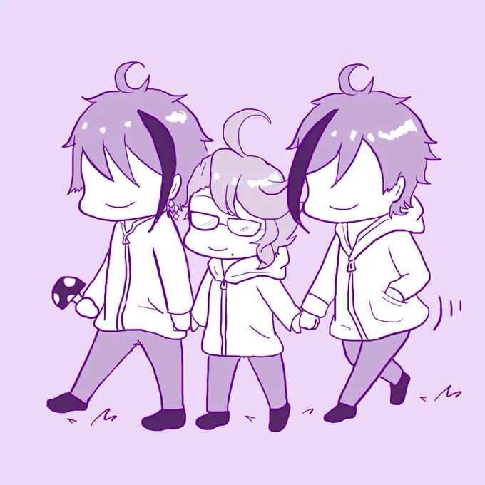 山の日の
3人で山へ行きたいジェイド

ただの優しい世界
 #ツイステファンアート 