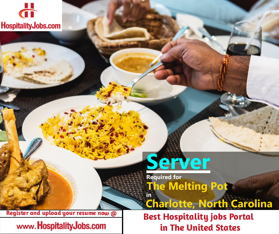 HospitalityJob8's tweet photo. Apply now : https://t.co/V66UHYpX6u
Job Title : Server
Company Name : The Melting Pot
Location :  Charlotte, North Carolina
Job Type:  Full Time
#serverjobs #busserjobs #waitstaffjobs #serverassistantjobs https://t.co/5DxkNrXGh4